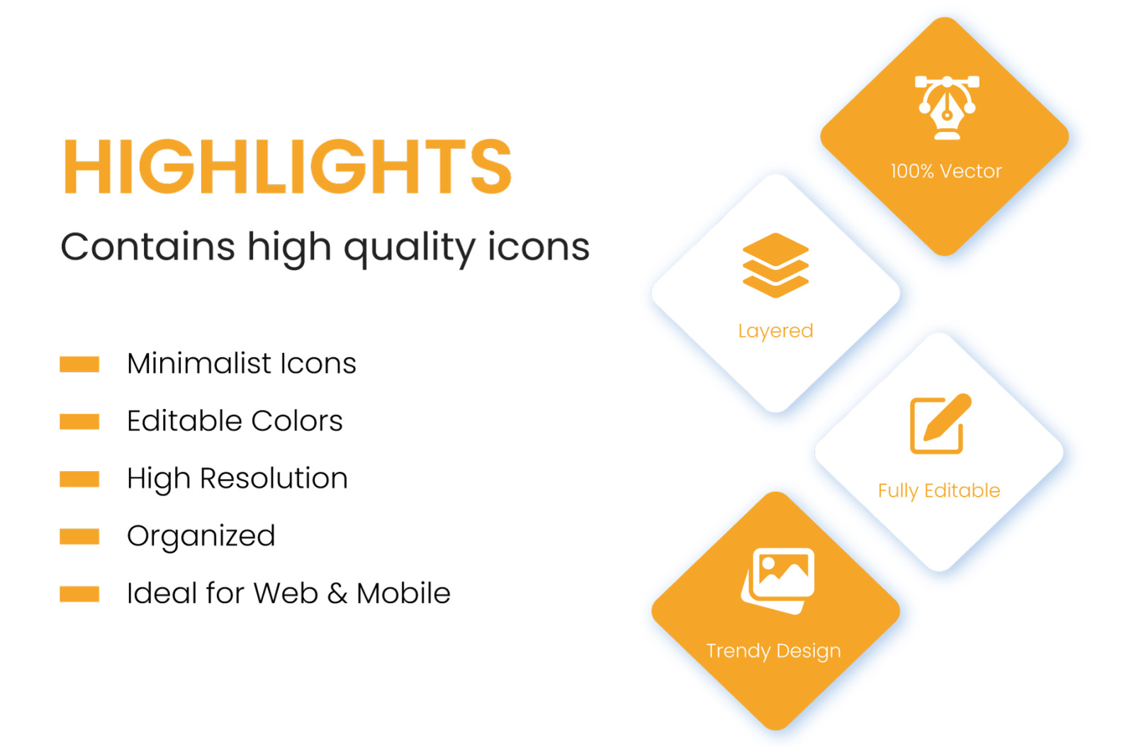 Business and Finance Linear Icons