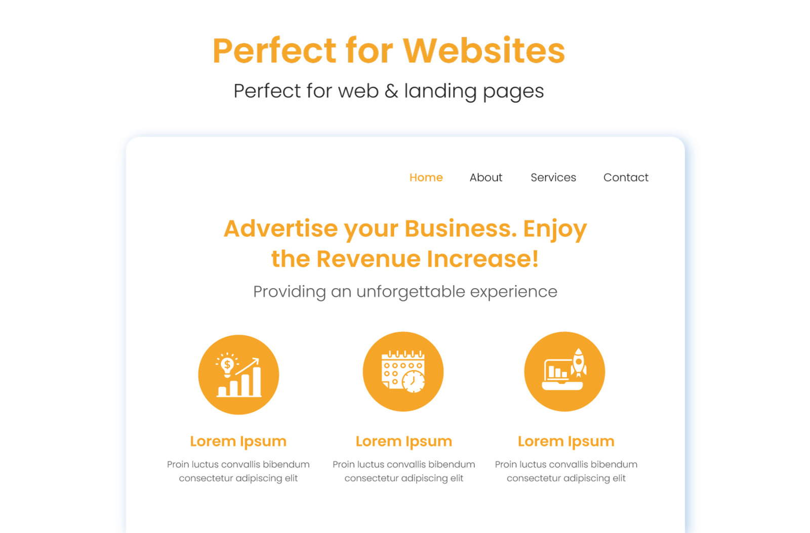 Business and Finance Linear Icons