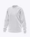 Women’s Long Sleeve Sweatshirt - Front Half Side View