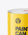 Matte Paint Can Mockup