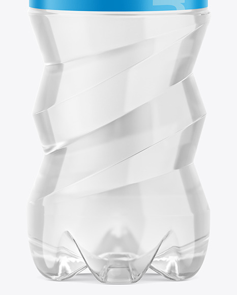 500ml Clear Plastic Water Bottle Mockup