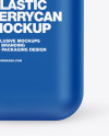 Plastic Jerrycan Mockup