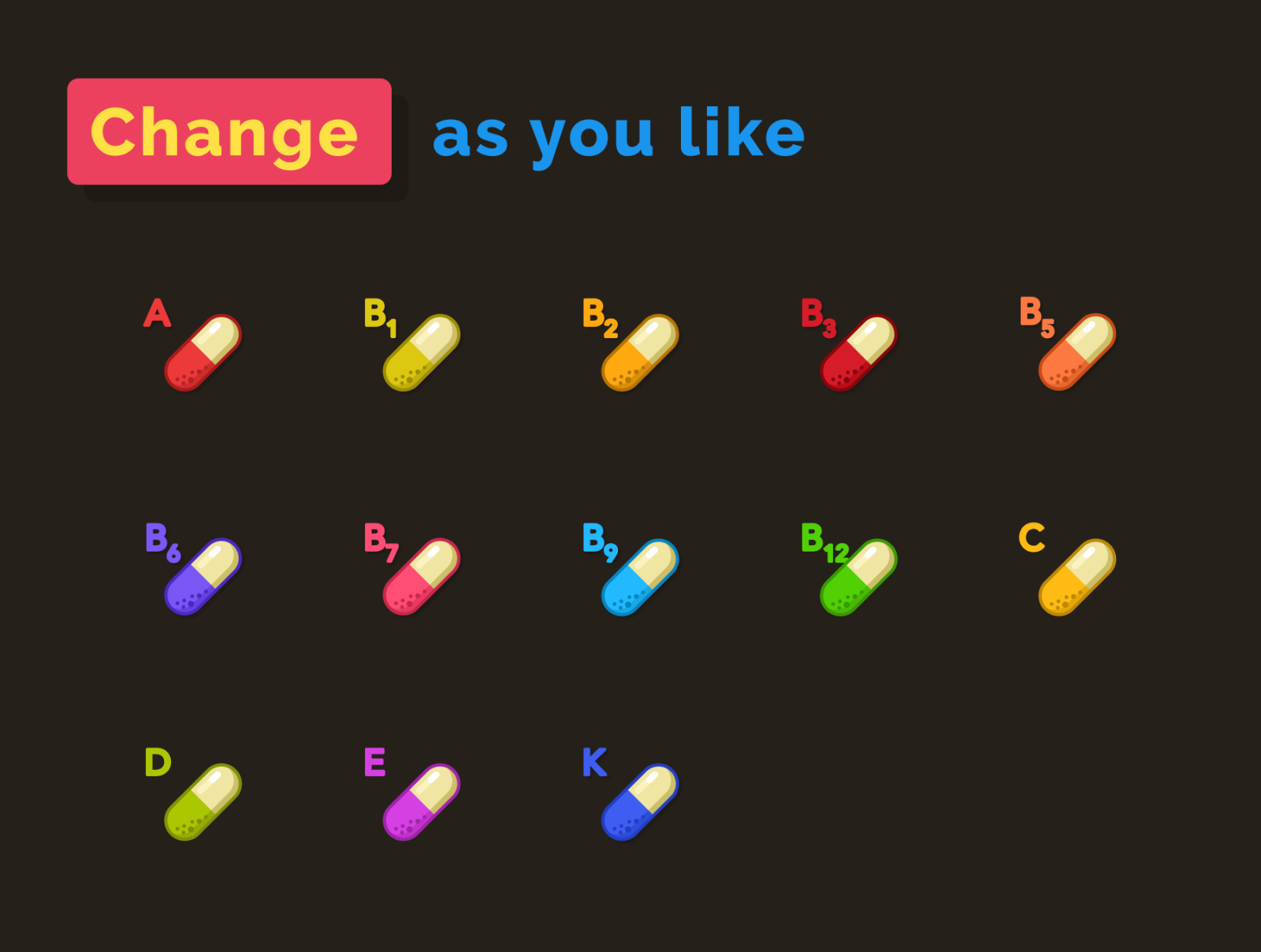 Pills & Tablets Icons Set Pills & Tablets Icons Set