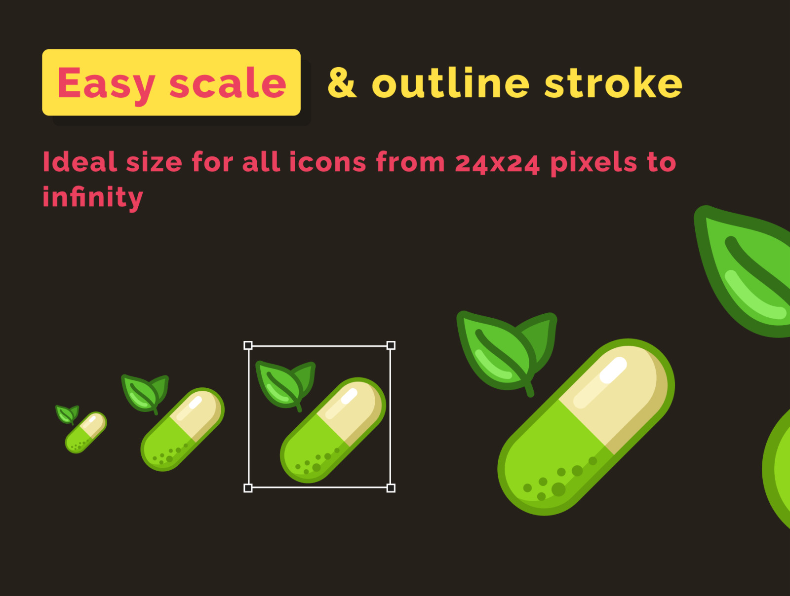 Pills & Tablets Icons Set Pills & Tablets Icons Set