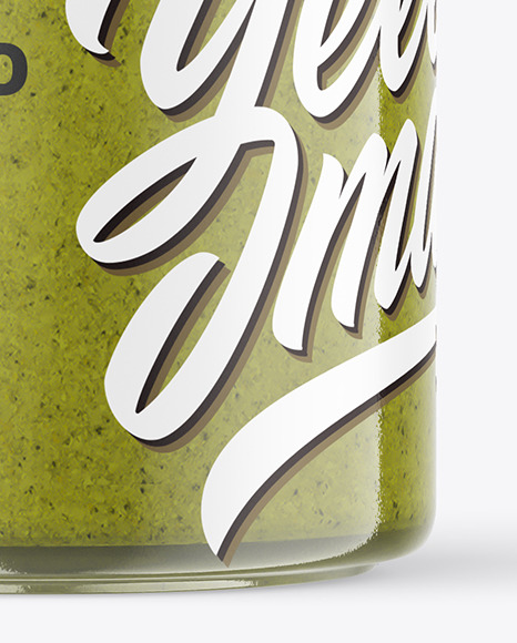 Pistachio Butter Jar Mockup