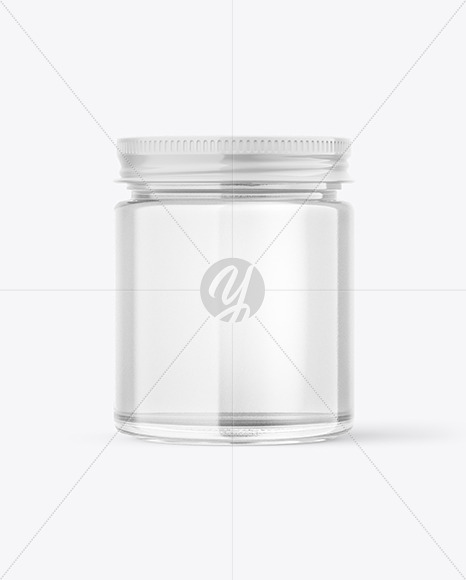 Clear Glass Jar Mockup