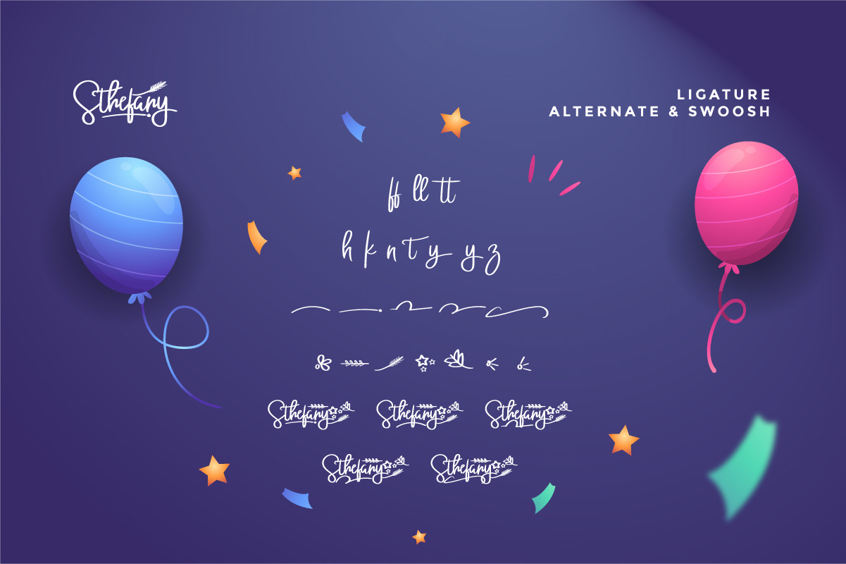 Sthefany Handwriting Font Sthefany Handwriting Font
