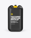 Textured Jerrycan Mockup