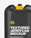 Textured Jerrycan Mockup