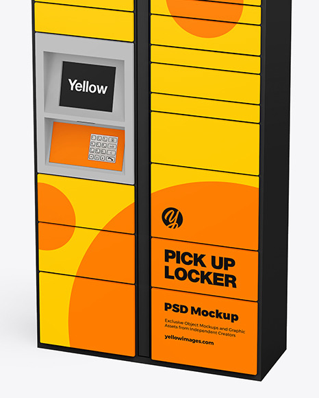 Pick Up Locker Mockup