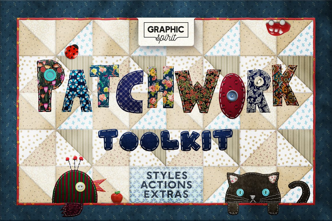 PATCHWORK Effect Photoshop TOOLKIT PATCHWORK Effect Photoshop TOOLKIT