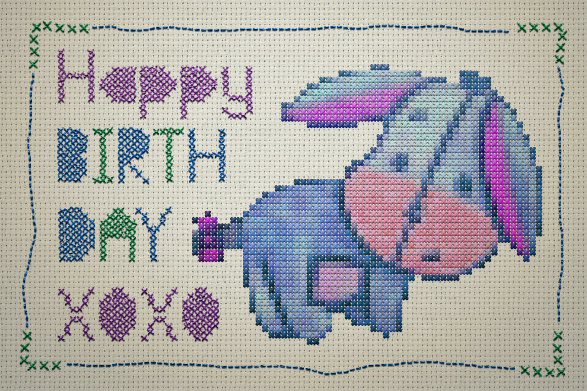 Cross Stitch Photoshop Action Cross Stitch Photoshop Action