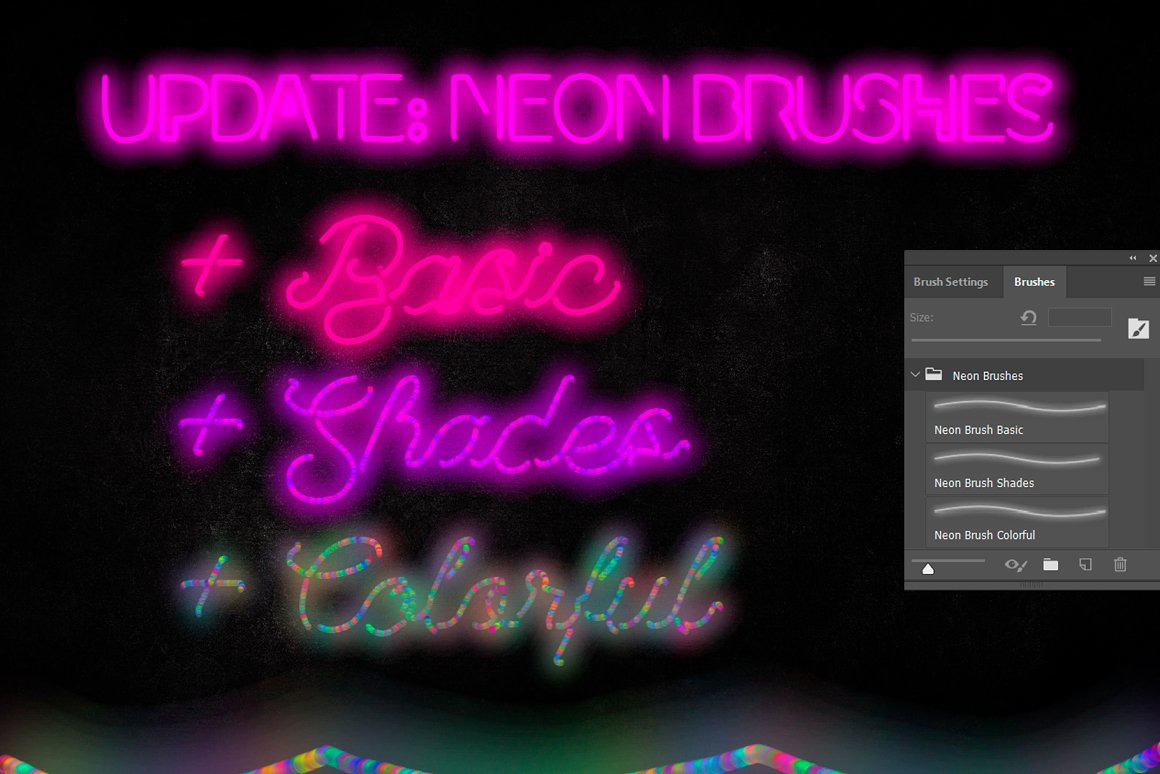 Neon Text Layer Styles & Extras Neon Text Layer Styles & Extras