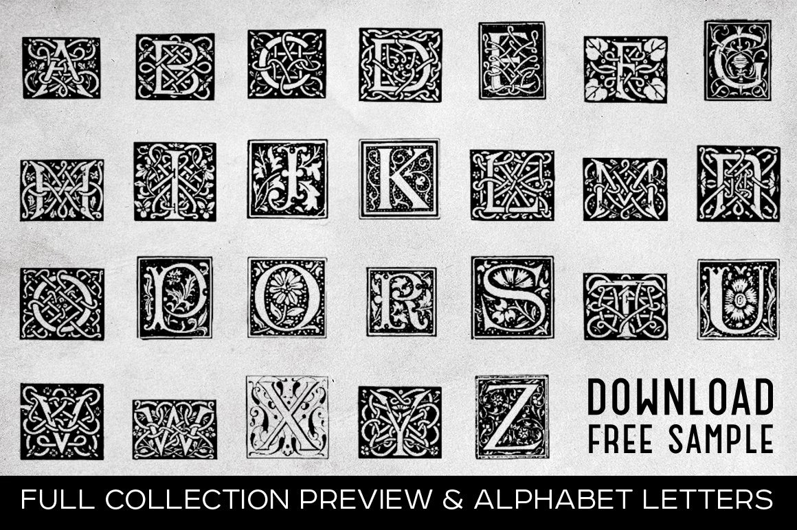 28 IN 1 VINTAGE LETTERS COLLECTION