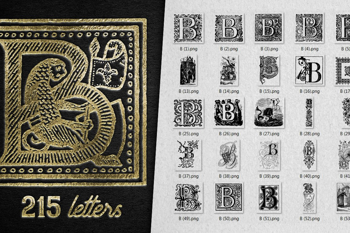 28 IN 1 VINTAGE LETTERS COLLECTION