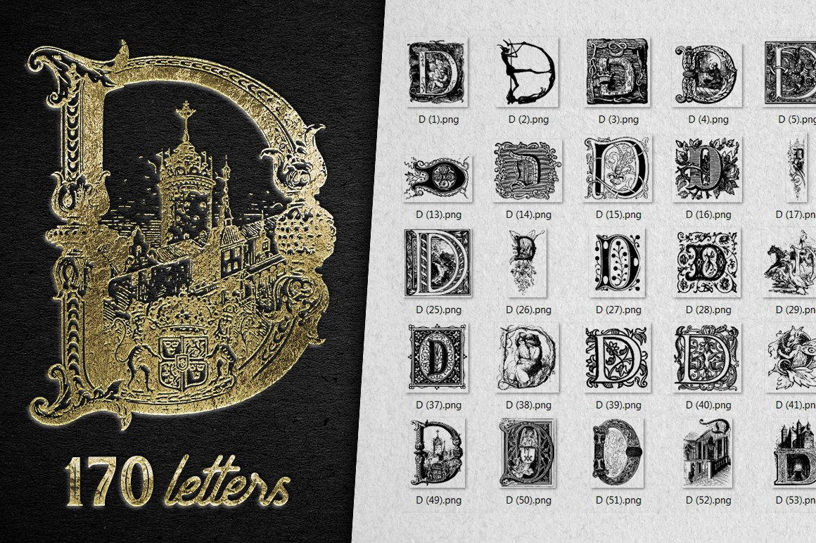 28 IN 1 VINTAGE LETTERS COLLECTION