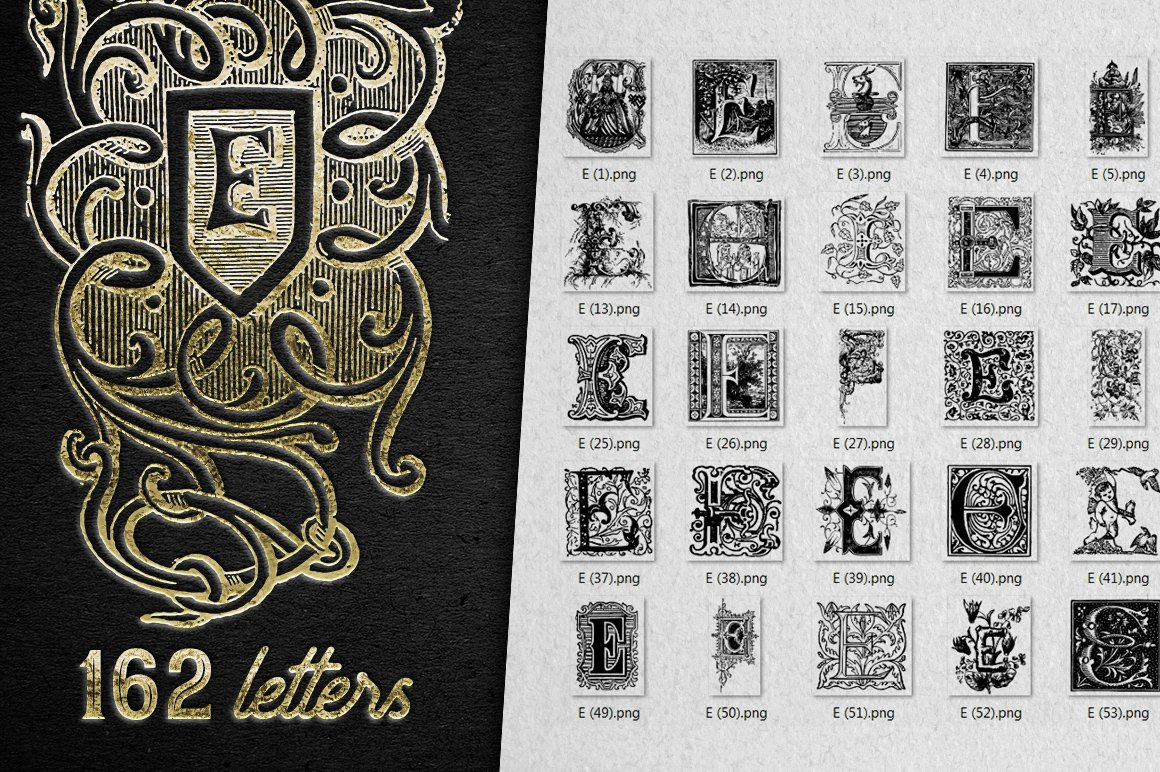 28 IN 1 VINTAGE LETTERS COLLECTION