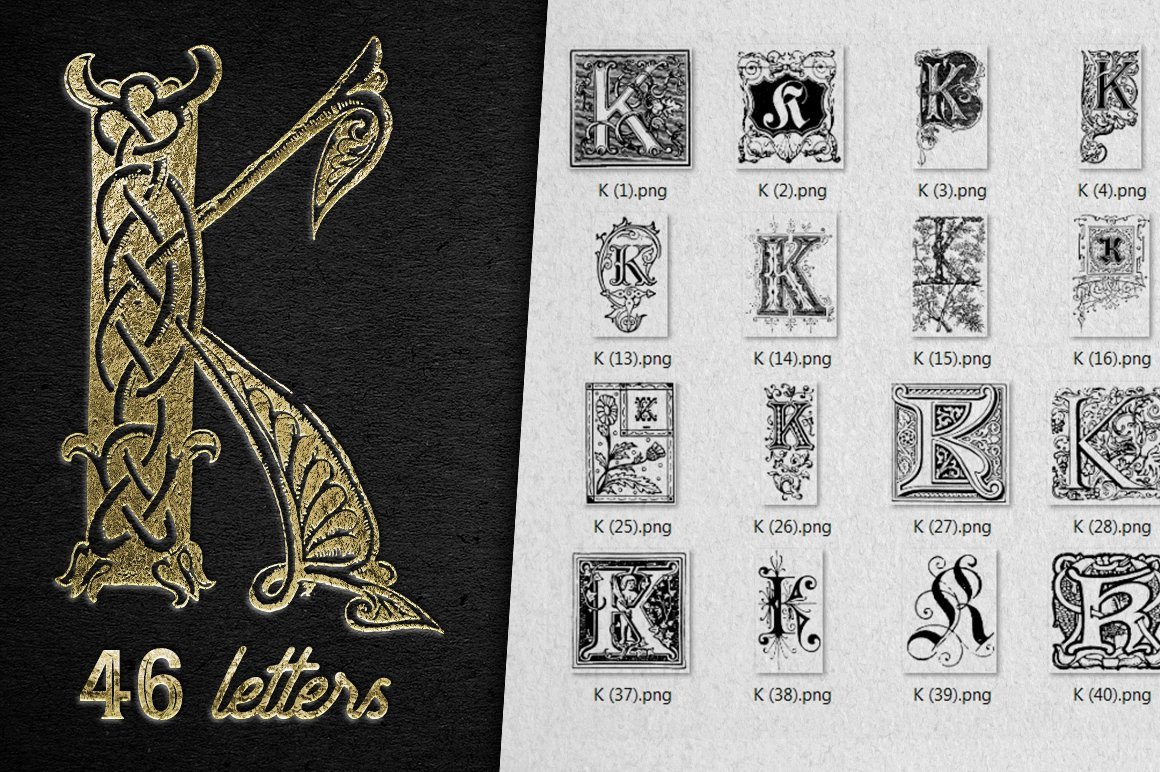 28 IN 1 VINTAGE LETTERS COLLECTION