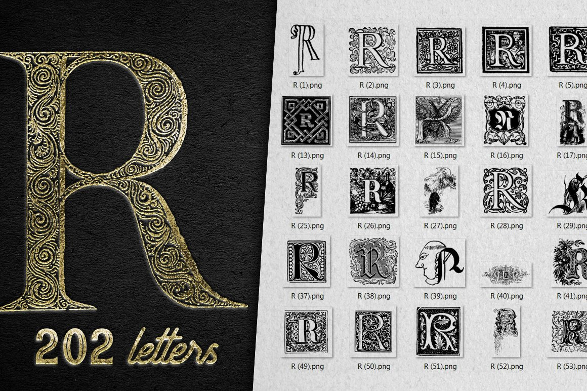 28 IN 1 VINTAGE LETTERS COLLECTION