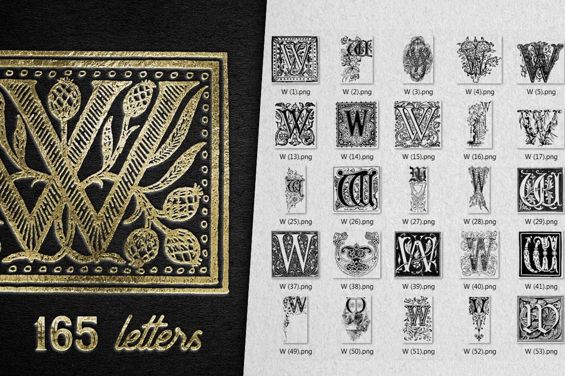 28 IN 1 VINTAGE LETTERS COLLECTION