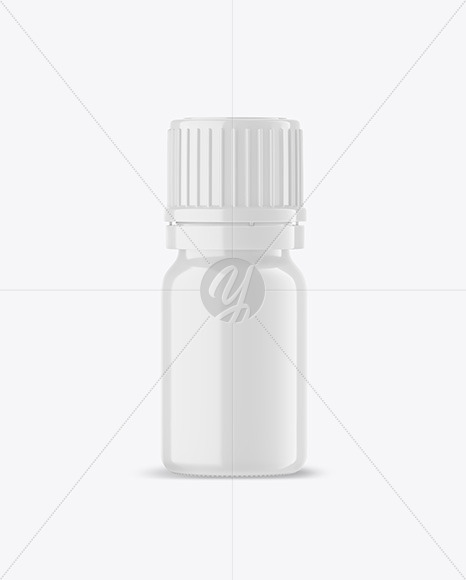 Glossy Dropper Bottle Mockup