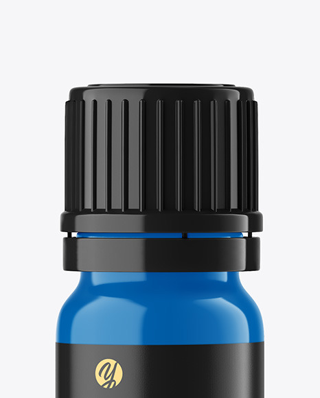 Glossy Dropper Bottle Mockup