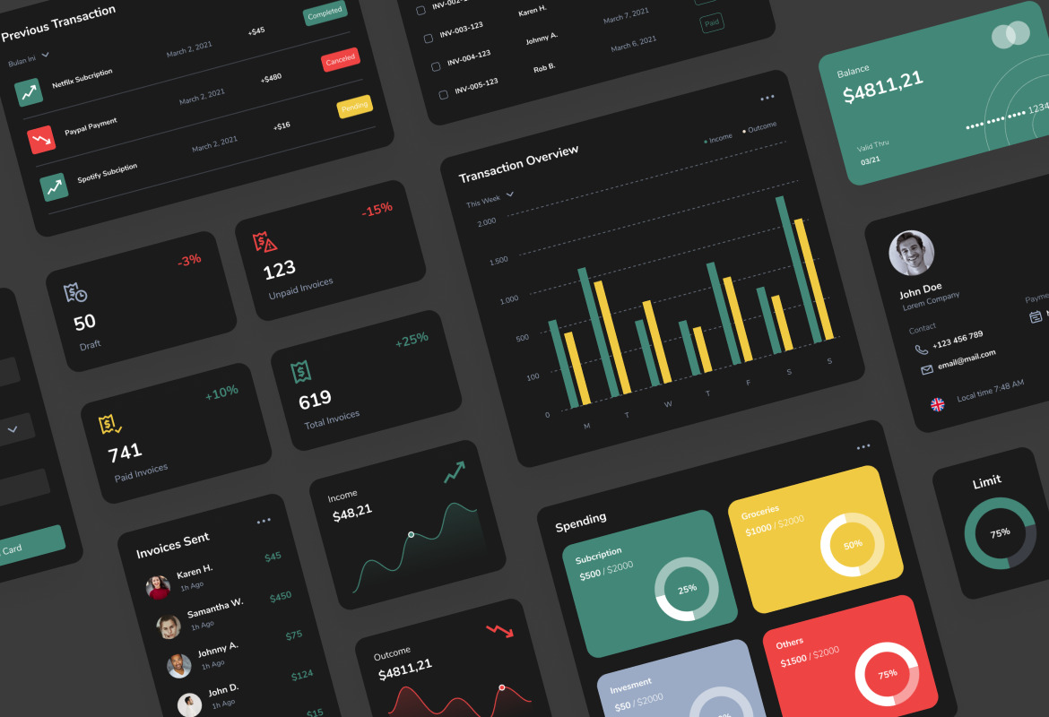 Bilpay - Invoicing Admin Dashboard Template Bilpay - Invoicing Admin Dashboard Template