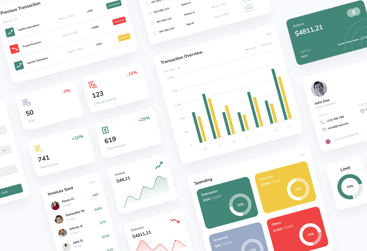 Bilpay - Invoicing Admin Dashboard Template