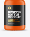 Matte Dropper Bottle Mockup