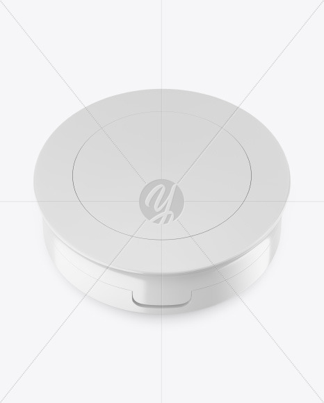 Glossy Compact Powder Mockup