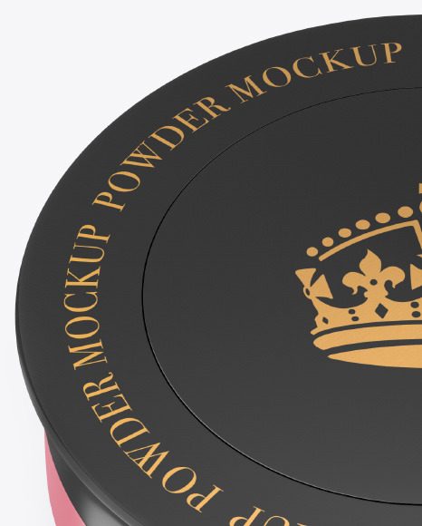 Glossy Compact Powder Mockup