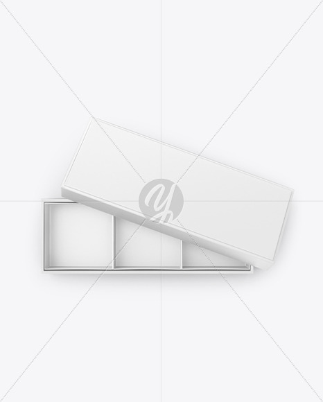 Opened Paper Box Mockup