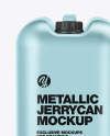 Metallic Jerrycan Mockup