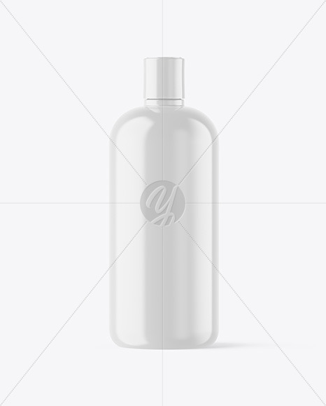 Glossy Cosmetic Bottle Mockup