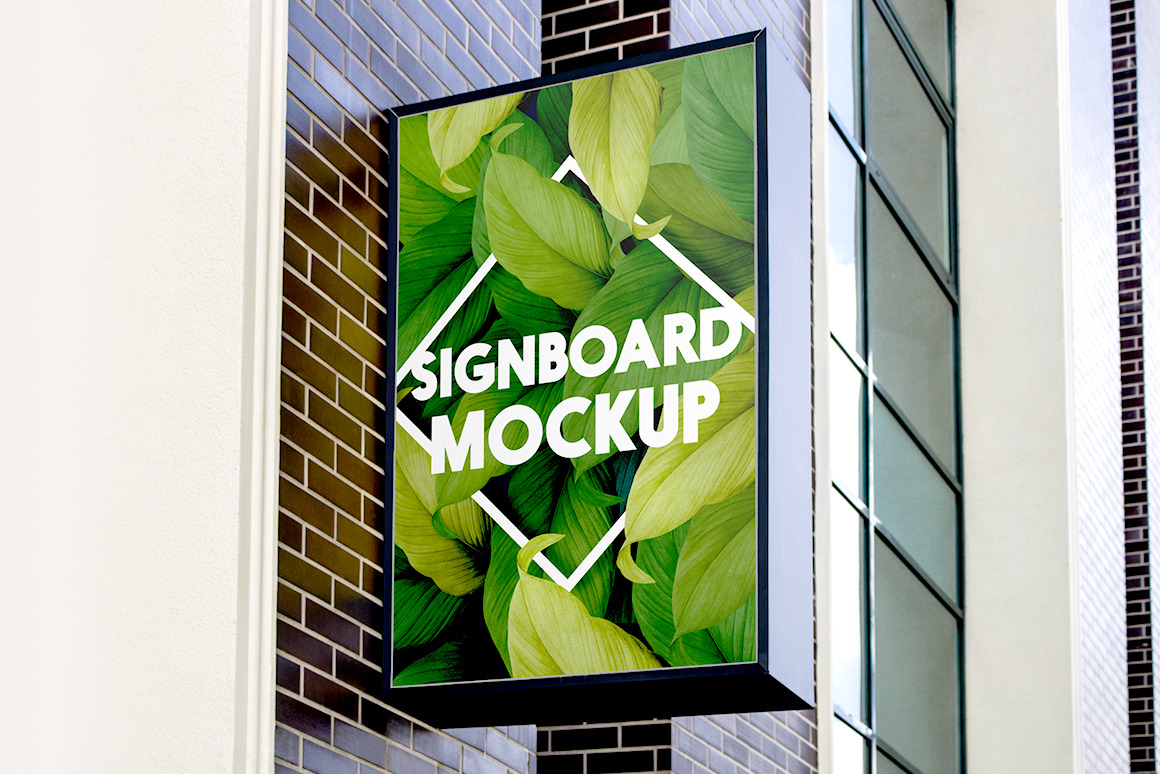 Signboard Mockup Signboard Mockup