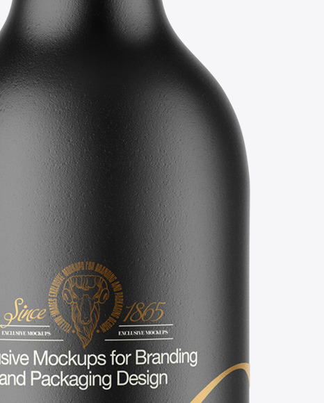 Ceramic Wine Bottle with Screw Cap Mockup Ceramic Wine Bottle with Screw Cap Mockup