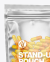 Clear Plastic Pouch w/ Pills Mockup