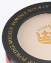 Glossy Compact Powder Mockup