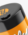 Glossy Wet Wipes Jar Mockup