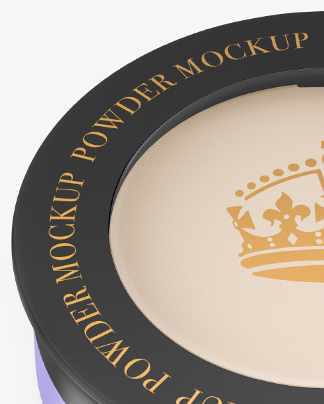 Matte Compact Powder Mockup