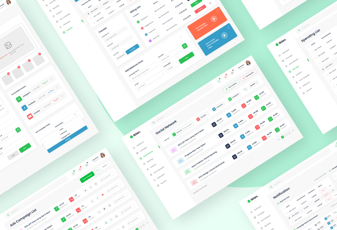 Iklan - Ads Campaign Admin Dashboard Template Iklan - Ads Campaign Admin Dashboard Template