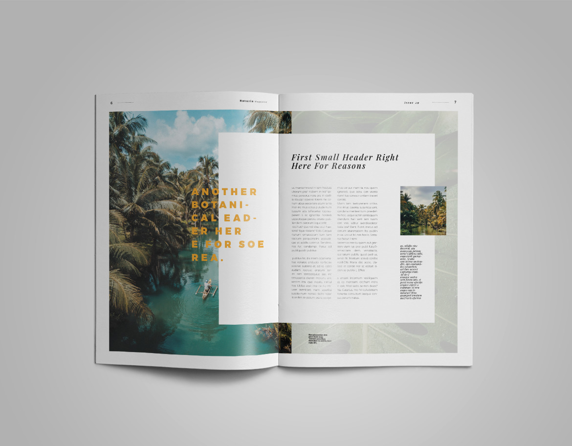 Naturia | Magazine template Naturia | Magazine template