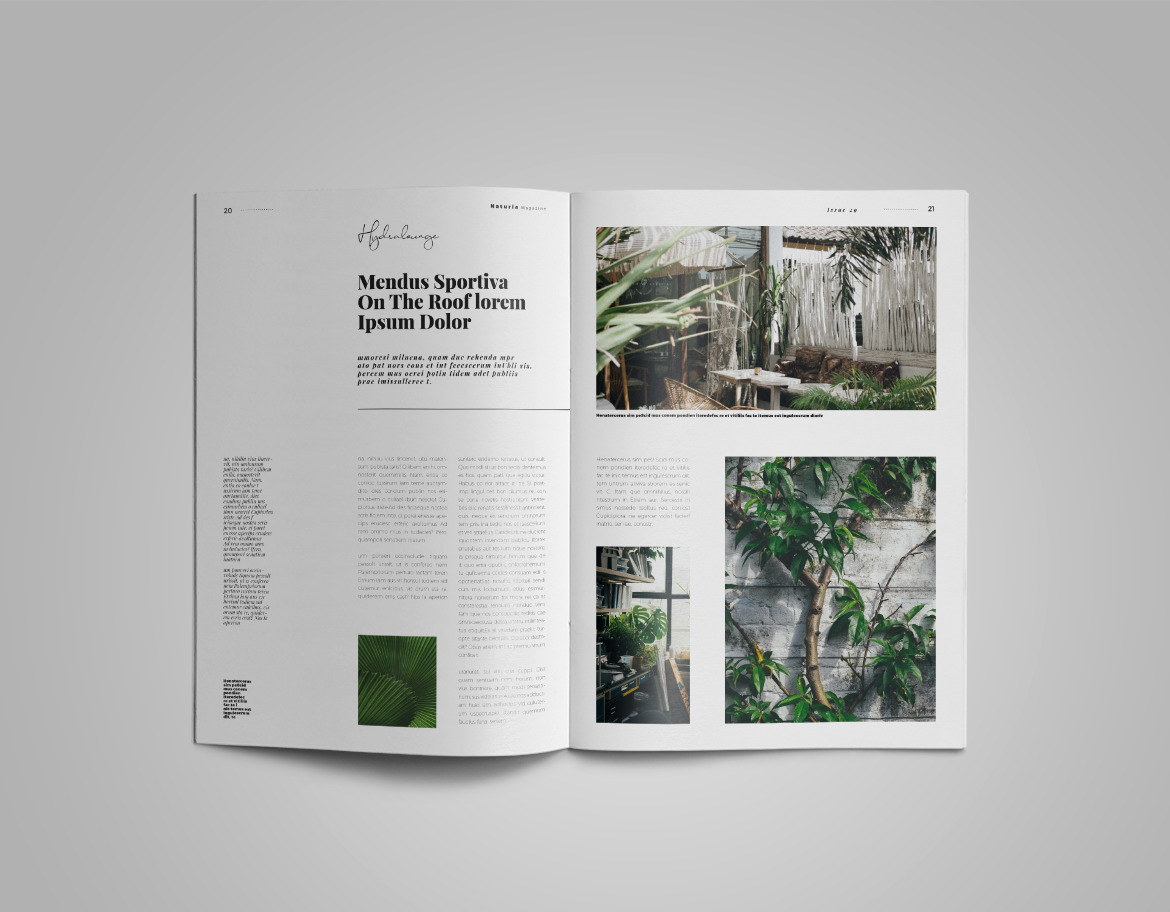 Naturia | Magazine template Naturia | Magazine template