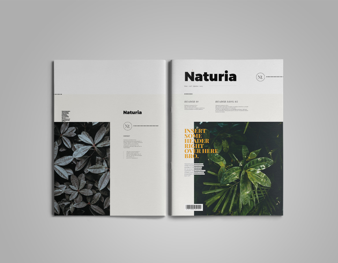 Naturia | Magazine template Naturia | Magazine template