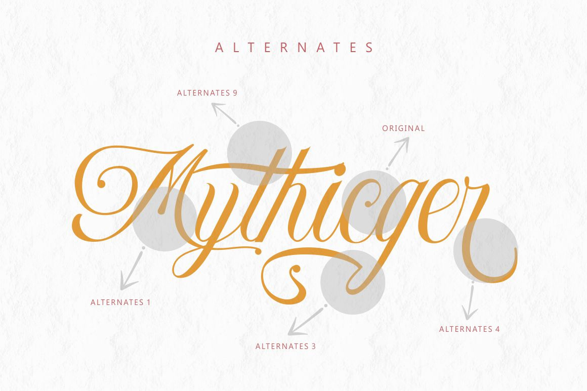 Monaveen Luxia - Luxury Calligraphy Font