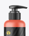 Matte Soap Bottle w/ Pump Mockup