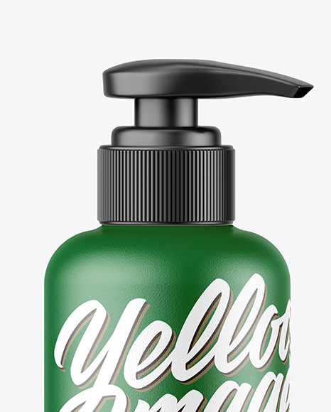 Ceramic Soap Bottle w/ Pump Mockup