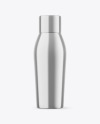 Glossy Metallic Bottle Mockup