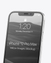 Apple iPhone 12 Pro Max Silver Mockup