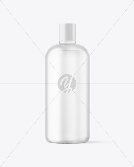 Frosted Cosmetic Bottle Mockup